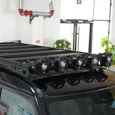 Overloaded Roof Equipment Platform