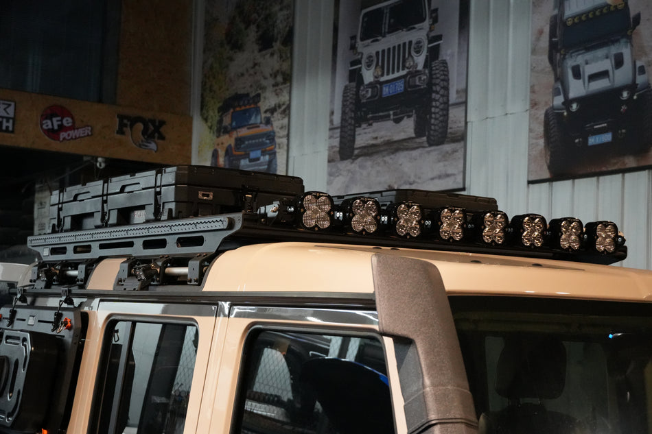 Mammoth Overloaded Roof Equipment Platform — Heavy-Duty Roof Rack for INEOS Grenadier